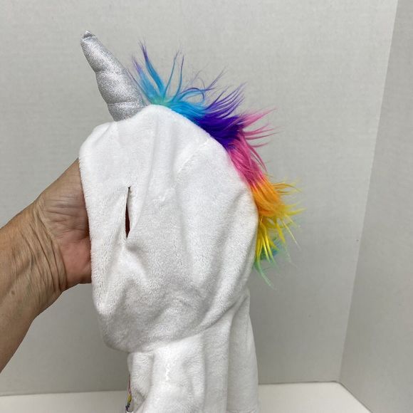 Build A Bear Bunny Rabbit Brown W/Pink Accents & Unicorn Hooded Top 15 inches - Picture 10 of 13